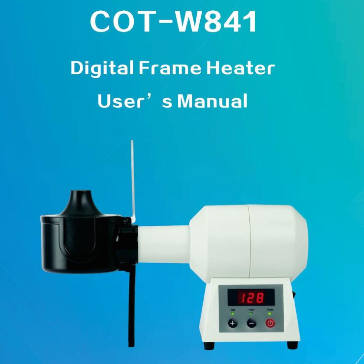 Digital plastic frame heater COT-W841