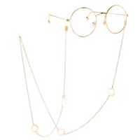 Metal non-slip chain, with round shell, for glasses and masks GL165