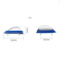 Носоупор силиконовый, 18*7 мм, цвета в ассортименте