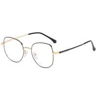 Metal glasses with blue light and UV protection 9672-2-GT