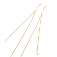 Metal non-slip chain, with pearl balls, for glasses and masks GS007