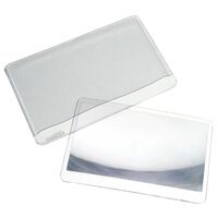 Portable pocket magnifier 2101A, dimensions: 85*55 mm, magnification: 3Х