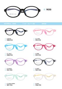 TR-90 plastic frames for glasses for kids 9030