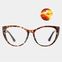 TR90 plastic frame or glasses with blue light protection, with spring hinges FA87223
