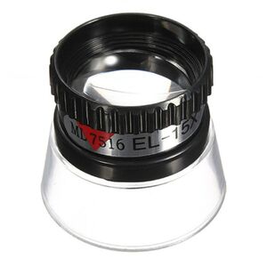 Portable pocket magnifier 13097, diameter: 22 mm, magnification: 15X