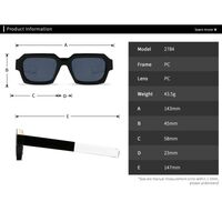 Пластиковые солнцезащитные очки в стиле ретро Elit 2784-EL