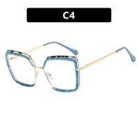 Combined (metal + TR90) glasses with blue light protection for women 95823-TR5039-PN