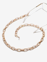 Set of two glasses chain with hearts GB092