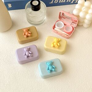 Mini soft contact lens A118-37领结坐熊