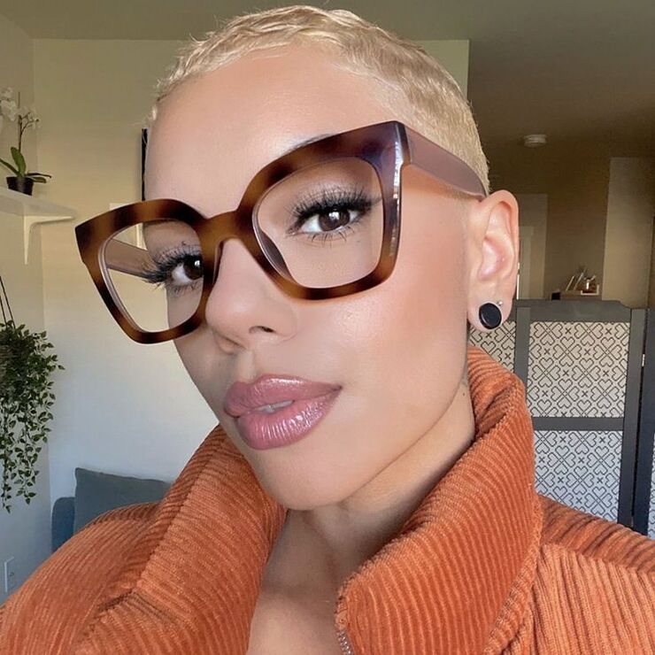 Очки металлические женские с защитой от синего света 0927-PN