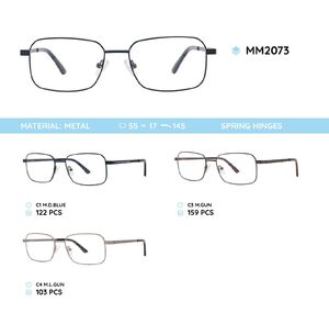 Оправа для очков металлическая мужская с флексом MM2073