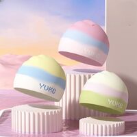 Шапочка для плавания силиконовая водонепроницаемая детская GJ567-YU