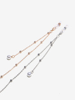 Acrylic mixed color glasses chain GM028