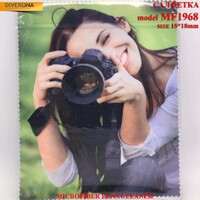Салфетка из плотной микрофибры для протирки линз в очках MF1968