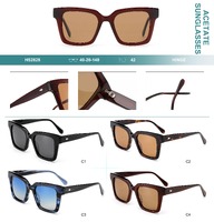 Polarized acetate plastic sunglasses Big City HS2828