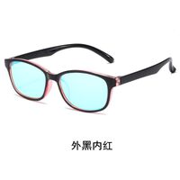 Blue Block plastic glasses with blue light protection for colorblind people, with case KY3028-5色盲镜