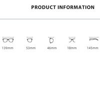 Металлические очки TR90 с защитой от синего света Blue Block FENQI F2204
