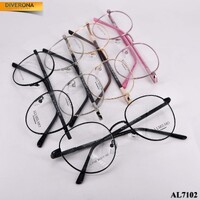 Metal eyeglass frame, material steel Allmilmo AL7101