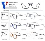 Оправа пластиковая из ацетата TR90 + металл с флексом D1515-DA