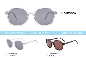 Acetate frames polarized sunglasses WD5036