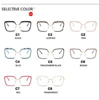 Combined (metal + TR90) glasses with blue light protection for women 95823-TR5039-PN