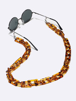 Natural black stone glasses chain GL1199