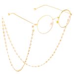 Metal non-slip chain, with glass beads, for glasses and masks GL335