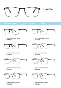 Металлическая оправа с дужками из материала TR-90 MR0041