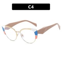 Metal nylor glasses with blue light protection for women 8073-PN