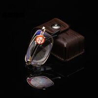 Очки металлические складные мультифокальные для чтения FL8802 с защитой Blue ray cut с футляром, диоптрии от +1.00 до +3.50, РМЦ=62-64