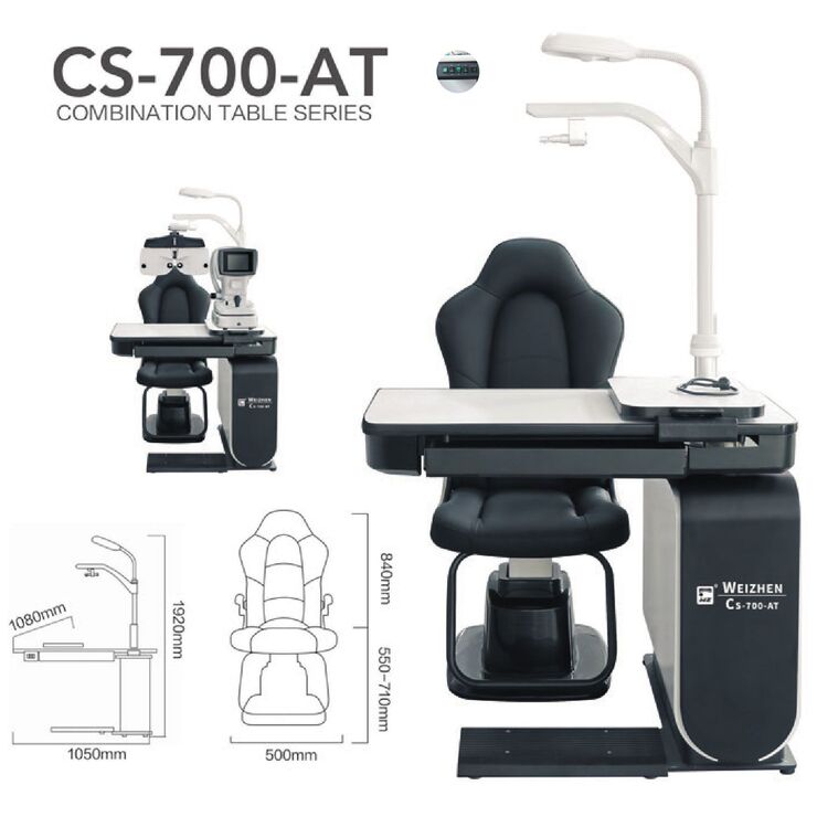 Ophthalmologist workstation, combined table + chair CS-700AT, tabletop 1080*470 mm