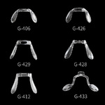 Solid nose pads G-406, G-412, G-426, G-428, G-429, G-433
