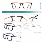 Combined frames for glasses, acetate + metal, with spring hinges  Big City JB28603