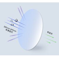 Plastic glasses with blue light protection for women 28011-PN