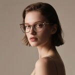 Оправа женская пластиковая из материала TR90, линзы с защитой от ультрафиолета и синего света FOCUS FCS2271