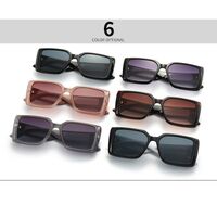 Plastic retro square sunglasses Elit 9134-EL