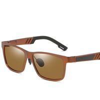 Polarized aluminum-magnesium sunglasses with UV400 protection 6560-GT