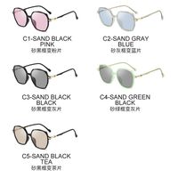 TR90 plastic photochromic glasses with blue light and UV protection 9727-GT