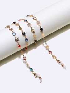 Fashion glasses chain with butterflies GL1274