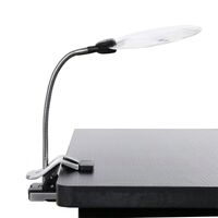 Лупа настольная с подсветкой 110T-XX, увеличение: 5Х, 10Х