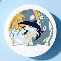 Шапочка для плавания силиконовая водонепроницаемая детская GJ110-YU