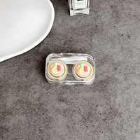 Mini soft contact lens kit W806透明蛋糕