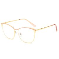Metal glasses with blue light and UV protection 9717-GT