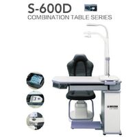 Ophthalmologist workstation, combined table + chair S-600D, tabletop 1130*500 mm