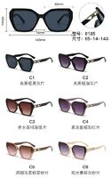 PC plastic sunglasses with metal hinge 6185W