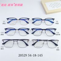Hybrid frame, metal + TR90, with Blue Block coating SANTA 20529