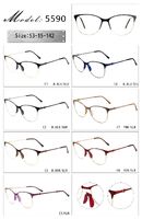 Metal frame with soft nose pad and spring hinges 5590-DA