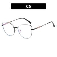 Metal glasses with blue light protection for women 7140-PN