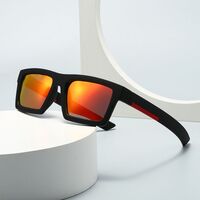 Пластиковые поляризационные мужские солнцезащитные очки в квадратной оправе Elit SPS02ZUS-EL