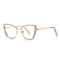 Metal + TR90 plastic Blue Blocker glasses frame for women with UV and blue light protection lenses More FCS3153